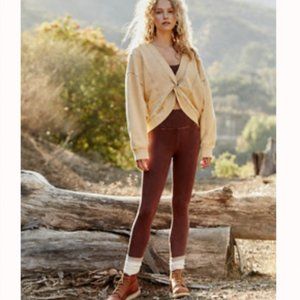 FP Movement High-Rise 7/8 Length Good Karma Leggings (Nutmeg in XS/S)